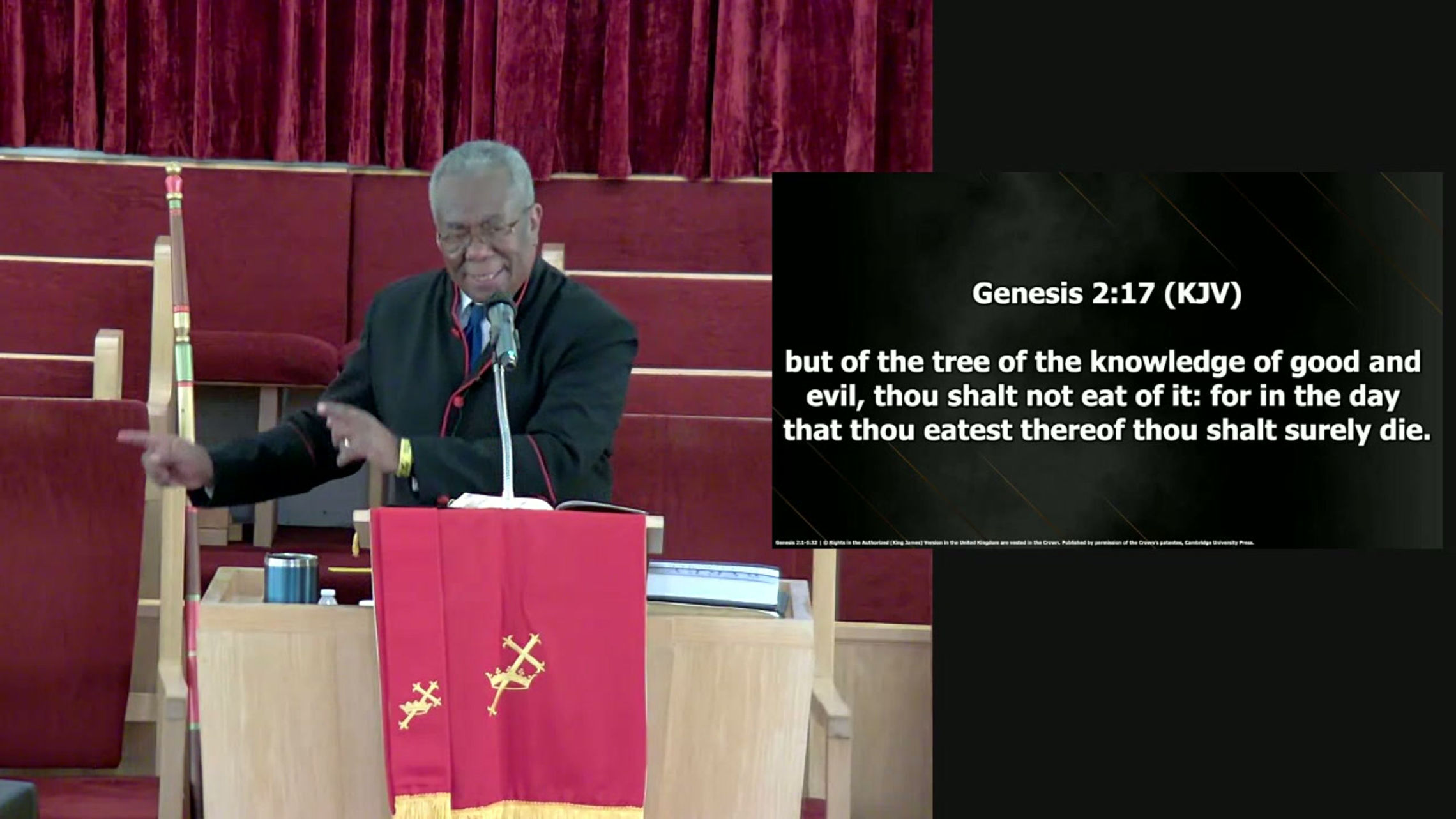 MT. Zion Sunday Service